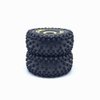 KingVal Replacement 2PCS Front + 2PCS Rear Wheel Tire Tyre RC Parts Compatible with WLtoys 144010 1/14 RC Car