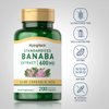 Piping Rock Banaba Leaf Extract 600mg | 200 Capsules | Standardized Herbal Supplement | with Corosolic Acid | Non-GMO, Gluten Free
