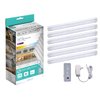 BLACK+DECKER LED Under Cabinet Lighting Kit, Motion Sensor, Dimmable, Linkable, 3 Color Settings, Tool-Free, for Kitchen, Pantry, Cabinets, Closets, Office (6) 9" Bars