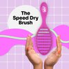 Wet Brush Speed Dry Hair Brush - Purple - Exclusive Intelliflex Bristles - Vented Design used for Contouring to the Scalp for Comfort - Women & Men, 13.44 Ounce