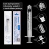 ProtectX 3ml Disposable Luer Lock Sterile Syringe (No needle), Individually Sealed, Smooth and Accurate Dispensing for Science Labs, 100-Pack