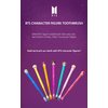 [BTS Official Merchandise] Fans Gift - K-Pop Idols Goods - BTS Character Figure Toothbrush with Convenient Magnetic Holder (Suga)
