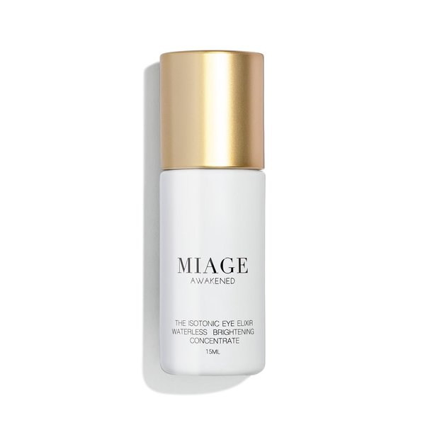 Miage Eye Cream-AWAKEN The Isotonic Eye Elixir, Daily Anti-Aging, Hydrate, Brighten, Lift, Renew with RIT-5™ Complex for Wrinkle-Free, Youthful Eyes, Rollerball Wand Optimizing Absorption, 0.5 oz