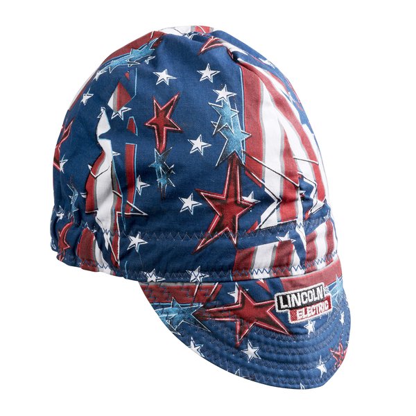 Lincoln Electric unisex adult Flat Lincoln Electric Welding Cap Mesh Inside Liner All American Print K3203 ALL, Graphic, One Size US