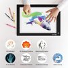 VALUCKY A4 LED Light Box,Ultra-Thin Tracing Light Pad,3 Level Adjustable Brightness Drawing with 12inch Writting Table for Artists,Sketching & Drawing,Animation,Diamond Painting