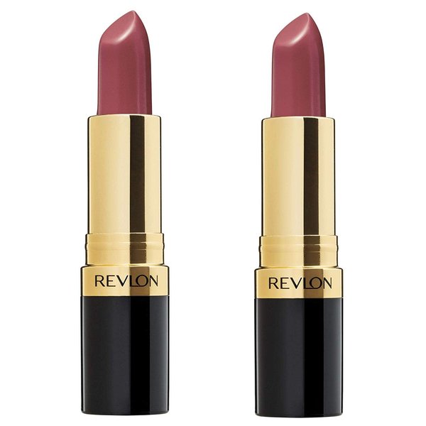 Revlon Super Lustrous Lipstick with Vitamin E and Avocado Oil, Cream Lipstick in Pink, 415 Pink in the Afternoon, 0.15 oz (Pack of 2)