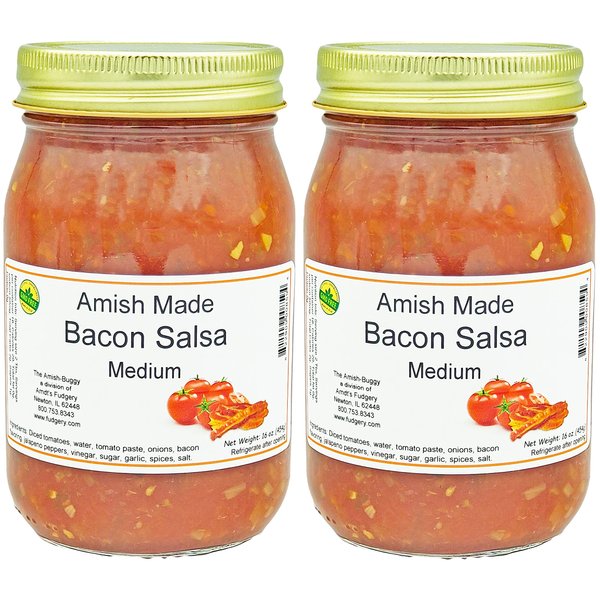 Amish Salsa Medium Blackbean - 2-16 Oz Jars