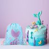 Clabby 16 Pcs Mermaid Party Favor Bags Mermaid Drawstring Bag Candy Gifts Sacks Backpack Bulk Birthday Fish Goodie Bags Under the Sea Ocean Theme Treat Bags for Travel Outdoor Bags 10 x 12 Inch