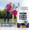 (5 Pack) Brain Defender Advanced Wellness Support Supplement BrainDefender Capsules, Brain Defend Max Strength Health & Wellness Multivitamin, BrainDefender Wellness Support Supplement (300 Capsules)