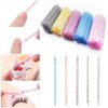 YSAFAI 500 PCS Disposable Nail Stick Cuticle Pusher bulk Nail Care Sticks Cuticle Manicure and Pedicure Stick for Fingernail Cleaning Cuticle Stick