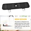 Kitchen Sink Splash Guard, Silicone Faucet Handle Drip Catcher Tray, Kitchen Sponge Holder Faucet Absorbent Sink Protectors Mat for Kitchen Bathroom Sink Accessories 19.7" x 5.6"