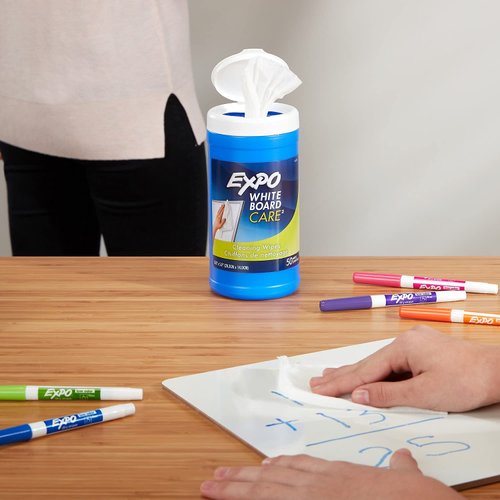 Dry-Erase Board-Cleaning Wet Wipes