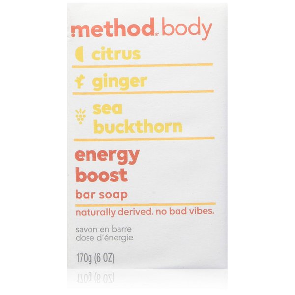 Method bar Soap, Energy Boost, 6 Oz, 1Count