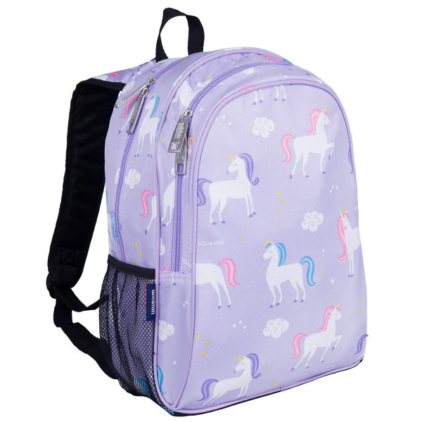 Wildkin 15-Inch Kids Backpack for Boys & Girls, Perfect for Early Elementary Daycare School Travel, Features Padded Back & Adjustable Strap (Unicorn)