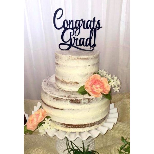 [USA-Sales] Graduation Cake Topper, Congrats Grad Cake Topper, Graduation Party, Grad Decoration, by USA-Sales Seller