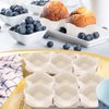 Tanlade 350 Pcs Square Mini Cupcake Liners Disposable Brownie Baking Cups Pan Liners Paper Baking Cup for Cupcakes and Cup Liners Party Supplies for Weddings Birthdays Baby Showers (White)