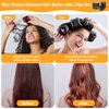 Qinzave 39PCS Self Grip Curlers 3 Sizes - Black 2.5in, 1.9in, 1.4in Rollers with Duckbill Clips for Long, Medium, Short, Thick, Fine Hair Volume and Bangs
