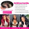 Sofeel Body Wave Lace Front Wigs Human Hair 26 Inch 180% Density Glueless 13x4 HD Lace Front Wigs Human Hair Pre Plucked with Baby Hair Glueless Wigs Human Hair