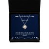 Take Thai Real Origin Nice Wife Love Knot Rose Gold Necklace, You're The Light in My Life, The Song in My, Reusable Gifts for Wife, Birthday Gifts, Husband, Present, Gift Ideas, Card, Flowers