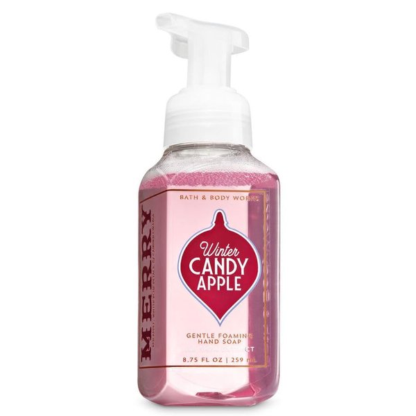 Bath Body Winter Candy Apple Gentle Foaming Hand Soap | 8.75 Fl Oz | Scented with Natural Essential Oils