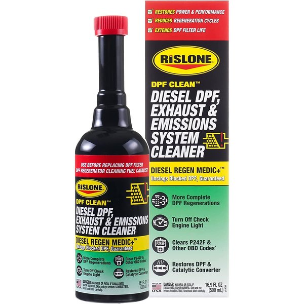 Rislone® DPF Clean™ Diesel DPF, Exhaust & Emissions System Cleaner, 16.9 oz, 1-Pack