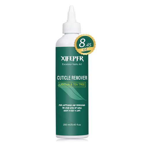XIFEPFR Cuticle Remover, 8.45 FL OZ Cuticle Softener, Instant Cuticle Remover Liquid, Salon Quality Cuticle Cream Professional Nail Care, Removes Cuticles in Seconds, Rosemary Scent, Gifts for Women