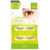 D-UP False Eyelashes Lashever Natural, Japanese Natural Looking Fake Eyelashes A Day Long Lasting Wear, Reusable Strip, Lightweight & Comfortable, 2 Pairs, Natural 103 Black