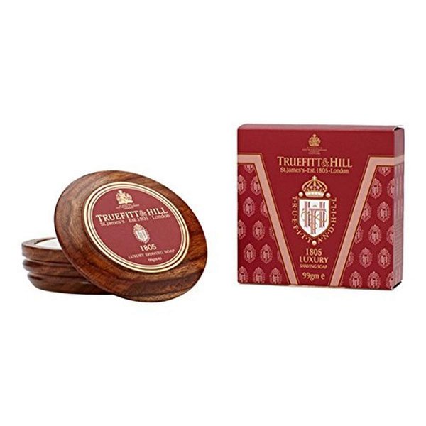 Truefitt & Hill Luxury Shaving Soap in Wooden Bowl- 1805 3.3 ounces