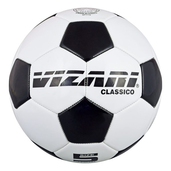 Vizari Classico Soccer Ball, White, 4