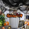 Xgunion Creepy Cloth 6Pcs 30×72inch Black Spooky Scary Gauze Decor Halloween Decorations for Party Indoor Outdoor (4Black + 2White)
