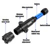 UUQ Hunting Airsoft Gun Lasers - Military Grade Green Laser Sight for Rifle with 20mm Picatinny Mount & 1'' Ring Mount Adapter, Remote Pressure Switch,Battery Dot for Accurate and Reliable Performance