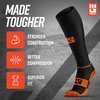 Premium Compression Socks Men and Compression Socks Women - Mens Compression Socks for Running, Womens Compression Socks, Women's Compression Socks Knee High White Compression Socks for Nurses, Travel
