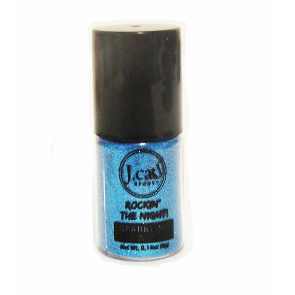 J.cat Beauty Mineral Base Loose Powder Sparkling Glitter Eye Shadow Pigments (Jungle Sapphire)