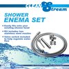 Cleanstream Shower Enema System, 6-Foot Hose, 5-Inch and 3.5-Inch Nozzles, Water Flow Regulator, Rubber Washers, Cleaner Kit for Men and Women
