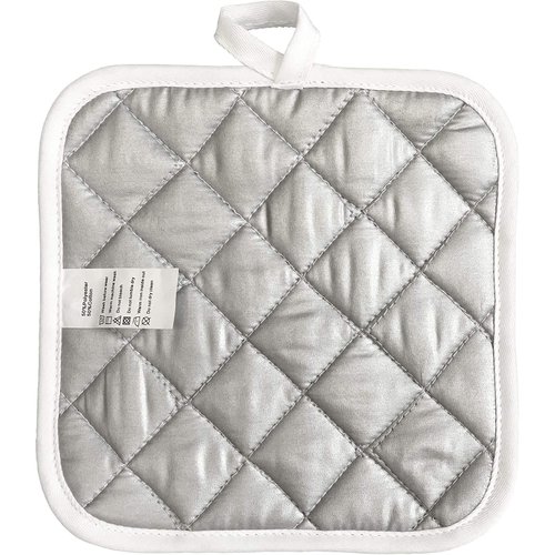 8x8 Potholder - USA, Alaska. Kale in Organic Vegetable Garden. Food