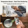 Elderly Monitor with Camera and Audio, Call Button/2 Way Talk Room Monitors for Elderly, Med Reminder Temp Sensor Cameras for Elderly Monitoring, Senior Monitor Baby Monitors for Elderly Care/No WiFi