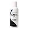 Adore Semi-Permanent Haircolor #121 Jet Black 4 Ounce (118ml) (6 Pack)