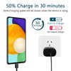 2Pack USB C Charger, 25W Type C Charger Fast Charging with USB C to C Charger Cable 6FT Android Phone Charger for Galaxy S23 Ultra/S23/S23+/S22/S22 Ultra/S22+/S21 Ultra/S20 Ultra/Note 20