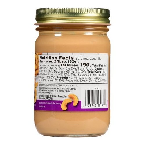 Sam's Choice Creamy Cashew Butter, 12 oz