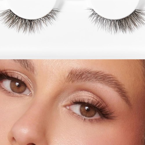 AIRE STUDIO Get Lucky False Eyelashes Natural Look - Natural False Lashes - Soft Thin Clear Band - Natural Lashes