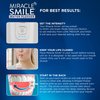Ontel Miracle Smile Water Flosser for Teeth & Gum Health, Unique H-Shaped Flossing Head & 4 Water Jets, Cordless Water Flosser Features 360° Cleaning & 3 Pressure Modes, USB Rechargeable Dental Floss