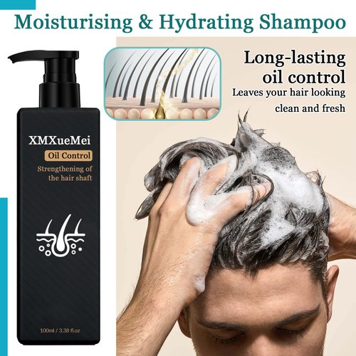 XMXueMei Cleansing Hair Shampoo for Women & Mens,Oil Control Lightweight Shampoo,Moisturizing Hydrating Shampoo for All Hair Types
