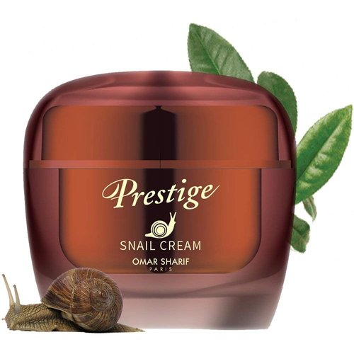 Omar Sharif Prestige All in One Snail Repair Cream 1.76oz(50g) Real Snail Formula Korean Cosmetic
