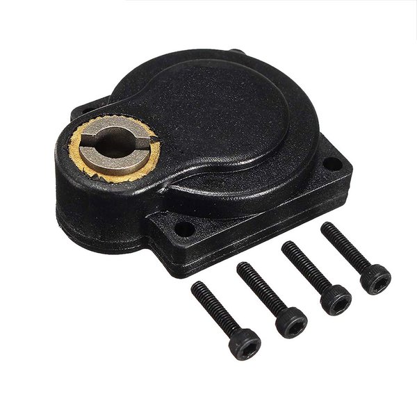 ShareGoo Electric Power Starter Power Back Cover Backplate Roto E-Start Drill Plate 11012 for 1/8 RC Car SH 28 Nitro Engine Rotor, Hole Centers 32mm