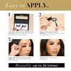 Lilly Lashes Goddess in Lite Mink Lashes | Natural Looking Lashes | Wispy Lashes Mink | Fluffy Lashes | Strip Lashes | Bold Full Body False Eyelashes | Round Shape 15mm length Reusable Up to 15 Wears