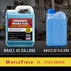 Maplefield - Windshield Washer Fluid Concentrate - All-Season, Streak-Free Car Window Cleaner - 8 fl oz, Makes 40 Gallons - Easy Capful Measurement