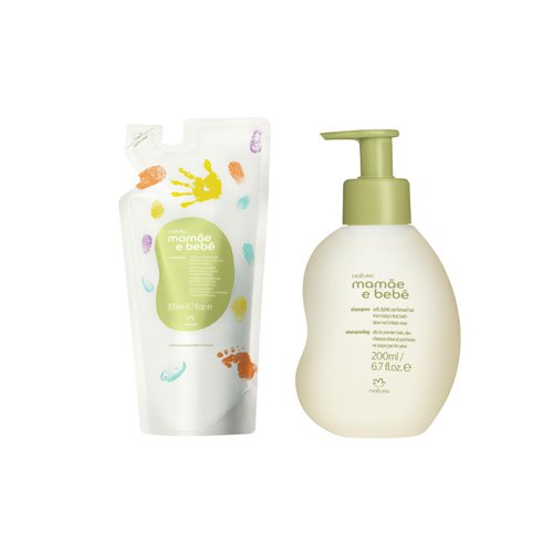 Natura Mamãe e Bebê Baby Shampoo REFILL 200ml