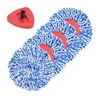 5 Pack Mop Replacement Heads Microfiber Spin Mop Refills Replace Head Safe for All Hard-surfaced Floors Includes 2 Extra Cleaning Cloths