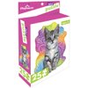 Playhouse Tabby Kitten 25-piece Die-Cut Shaped Mini Puzzle for Kids