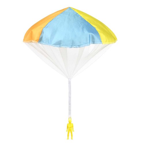 Aeromax Original Tangle Free Toy Parachute has no strings to tangle and requires no batteries. Simply toss it high and watch it fly!
